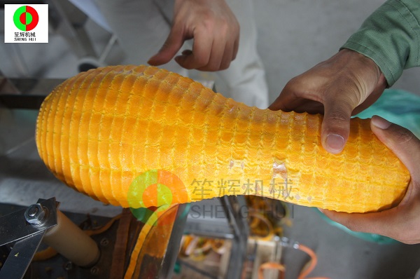 自動瓜果削皮機(jī)效果