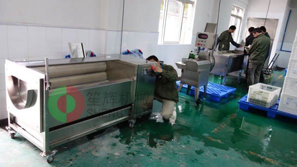 我公司為日資企業(yè)WCSP提供芥茉加工線！