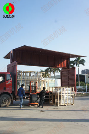 渦流洗菜機及平面分選臺順利完工出貨！