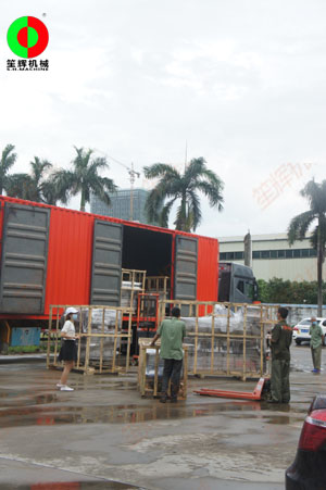 上?？蛻舸笈吖庸ぬ幚頇C(jī)械按期裝車出貨!