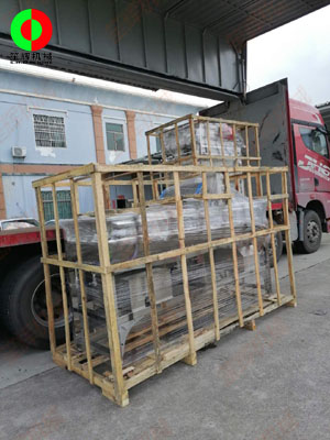 渦流洗菜機(jī)組發(fā)往山東客戶！