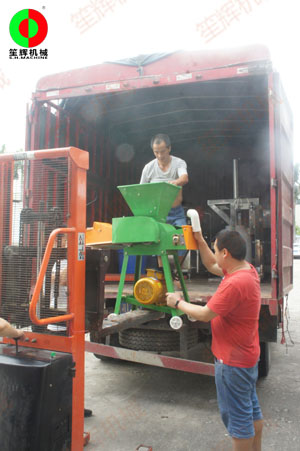 艾草生產(chǎn)線順利檢測(cè)調(diào)試完成，裝車送往客戶工廠!