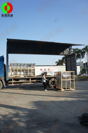 渦流洗菜機等蔬果加工設備按期出貨交付客戶！