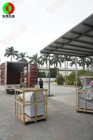 物流緊張,貨拉拉發(fā)送一批肉類加工設(shè)備交付客戶！