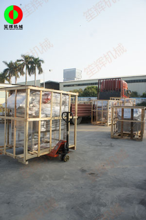 年前某經(jīng)銷商定購(gòu)的蔬果加工機(jī)械設(shè)備訂單，按期完工交付！