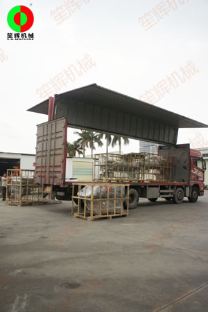 洗菜機(jī)等一批蔬果清洗加工設(shè)備交付發(fā)貨上海客戶！