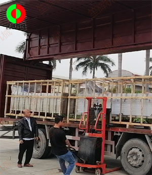 氣泡洗菜機等一批蔬果清洗設(shè)備按時交付客戶！