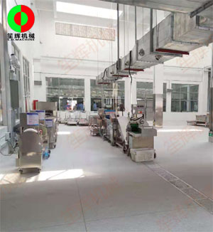 某特殊懲戒單位飯?zhí)脽o刀化食品處理加工機械線安裝現(xiàn)場！