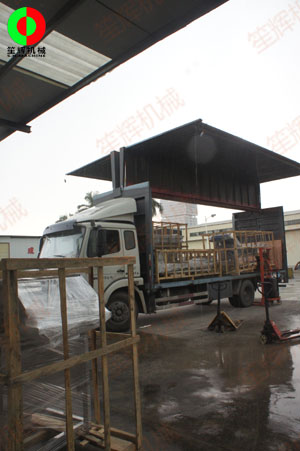 大雨滂沱，也要把蔬果清洗加工生產(chǎn)線按時(shí)按質(zhì)裝車交付客戶！