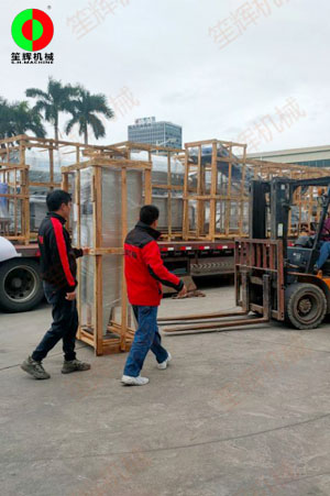 山東客戶訂購我司新研發(fā)智能渦流清洗線系統(tǒng)！