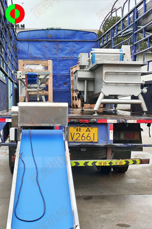 廣西黃小姐的一批中央廚房凈菜加工設(shè)備發(fā)貨交付！