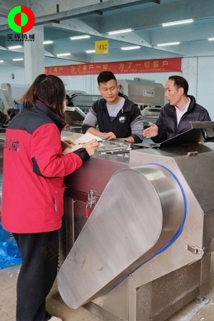 兩批客戶帶物料親臨我司試機(jī)考察，并簽訂意向合同！