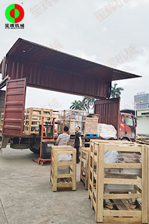 一批蔬果切割加工設(shè)備交付山東客戶！