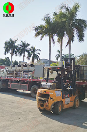 廣西香芋加處理生產(chǎn)線交付客戶！