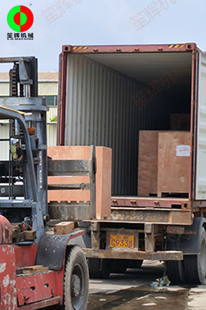 印尼客戶蔬果加工設備裝柜交付！